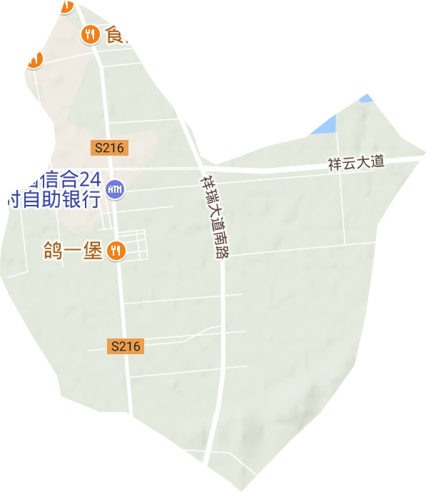 南湖原种场地形地图