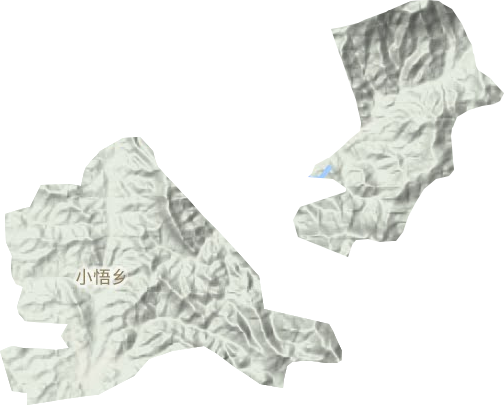 小悟乡地形地图