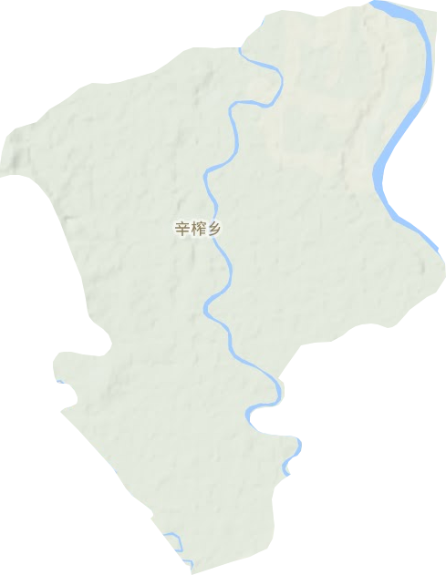 辛榨乡地形地图