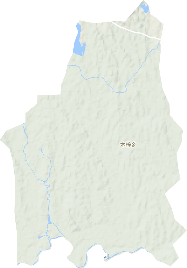 木梓乡地形地图