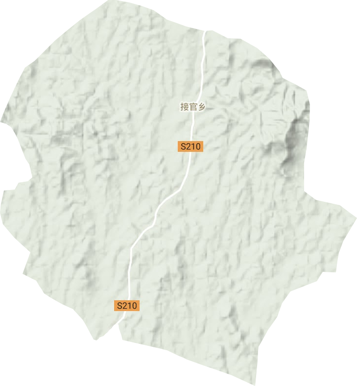 接官乡地形地图