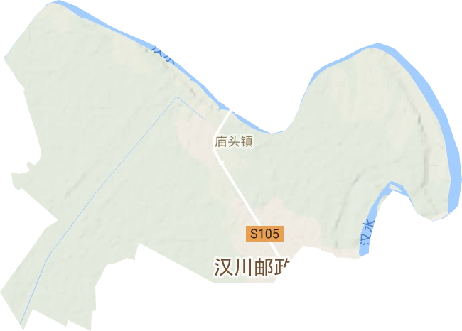 庙头镇地形地图