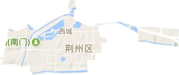 西城街道地形地图