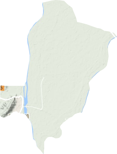 黄山头镇地形地图