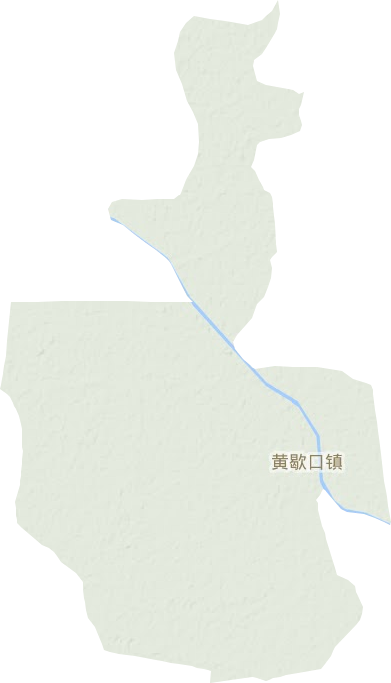 黄歇口镇地形地图