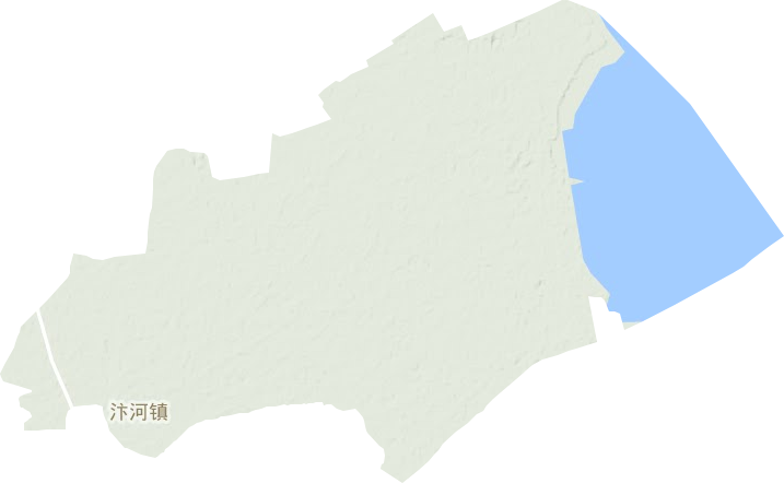 汴河镇地形地图