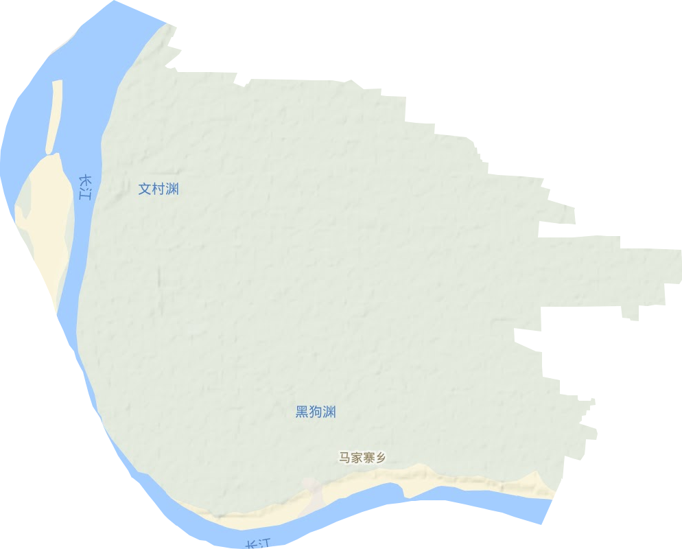 马家寨乡地形地图