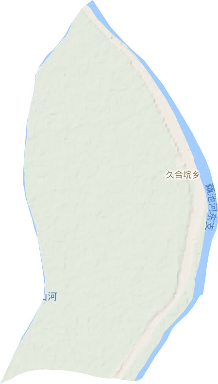 久合垸乡地形地图
