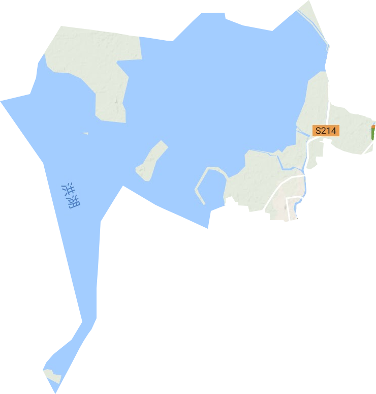 滨湖街道地形地图