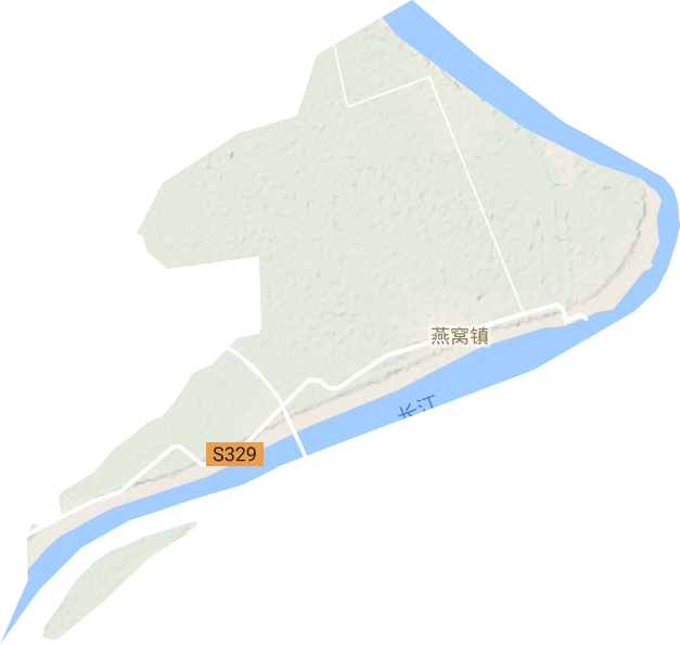 燕窝镇地形地图