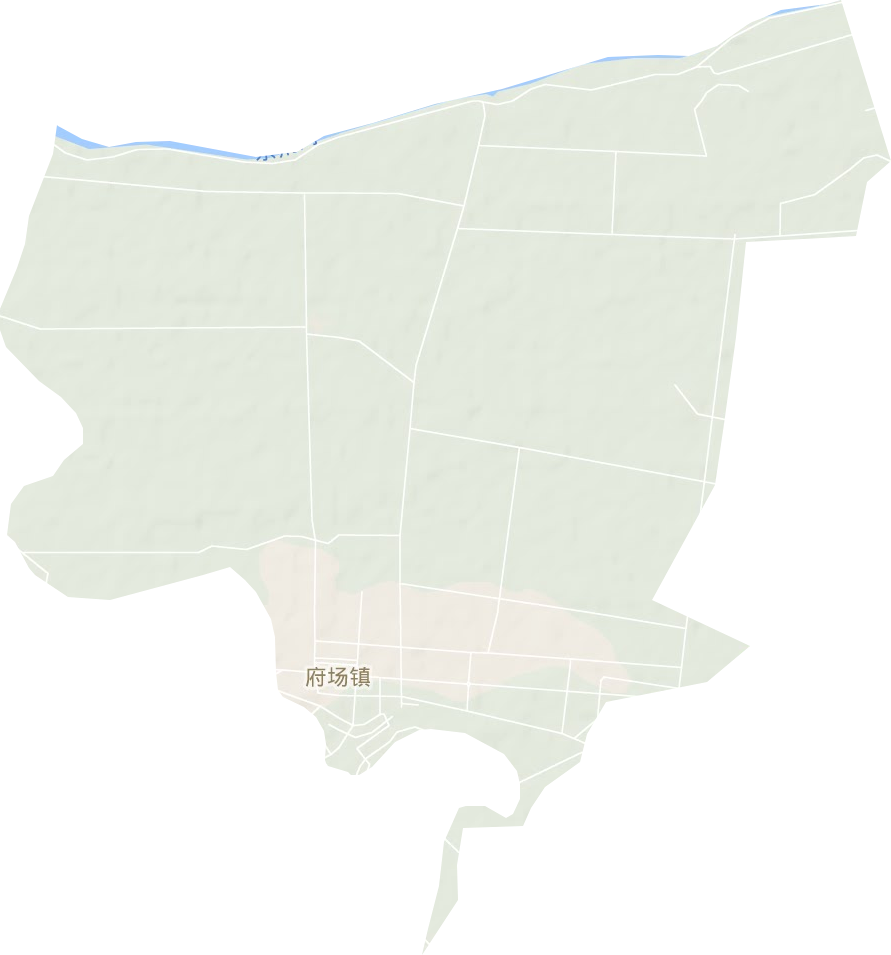 府场镇地形地图