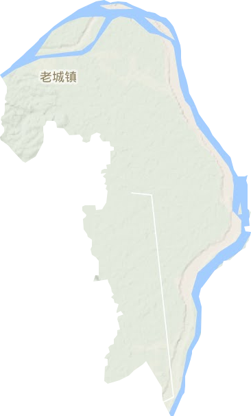 老城镇地形地图
