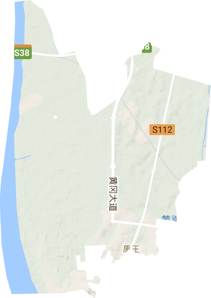 禹王街道地形地图