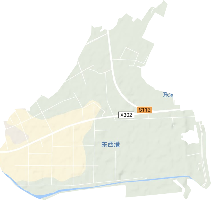 南湖街道地形地图