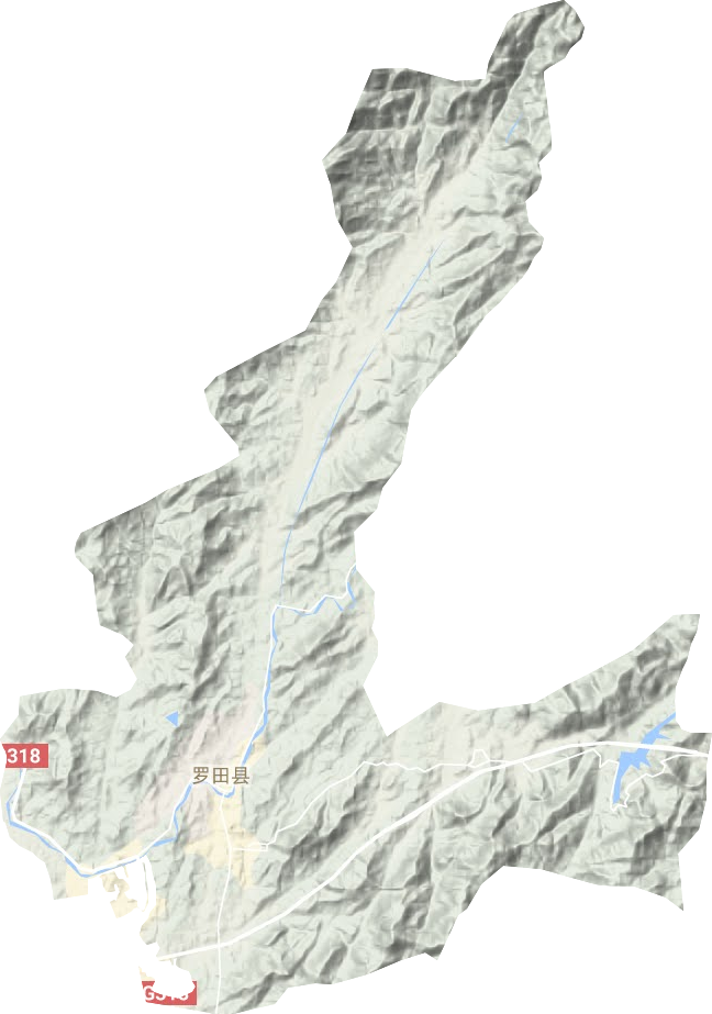 凤山镇地形地图