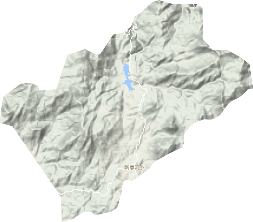 陶家河乡地形地图