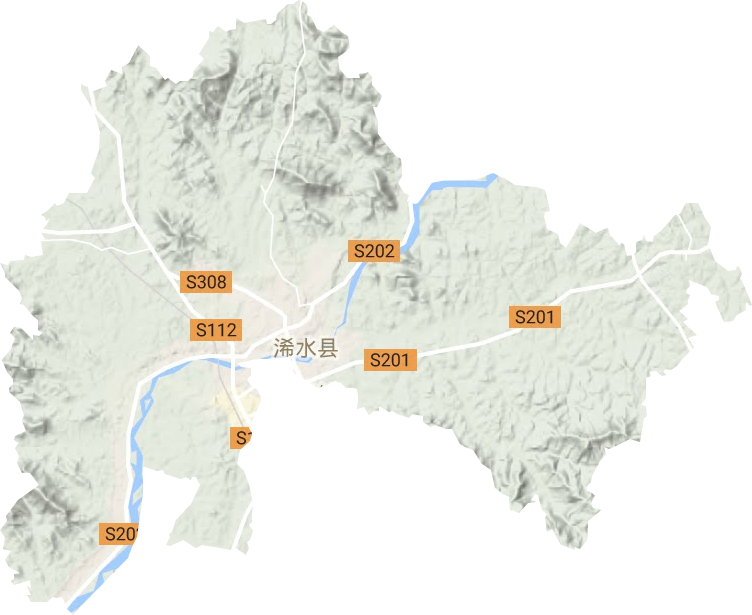 清泉镇地形地图