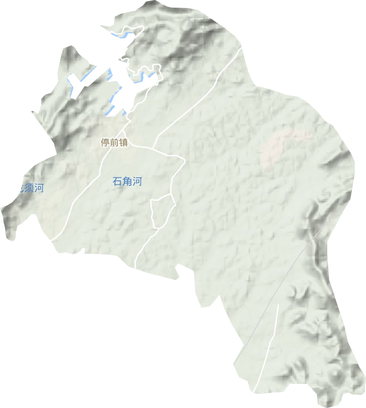 停前镇地形地图