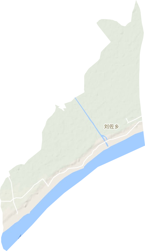 刘佐乡地形地图