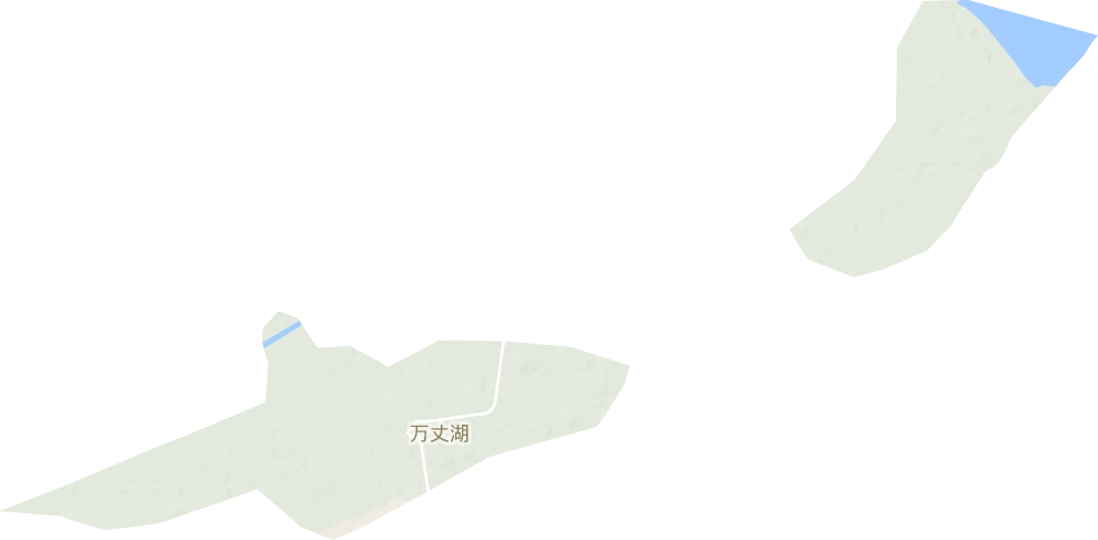 万丈湖街道地形地图