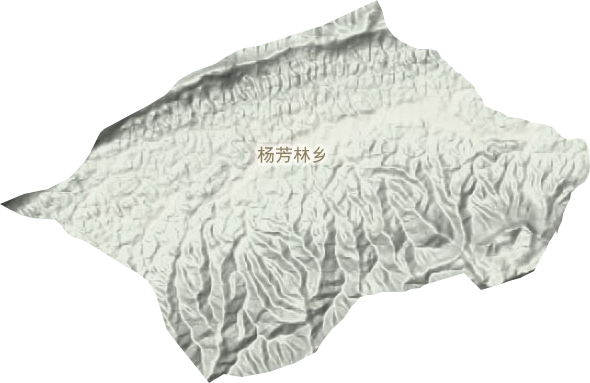 杨芳林乡地形地图