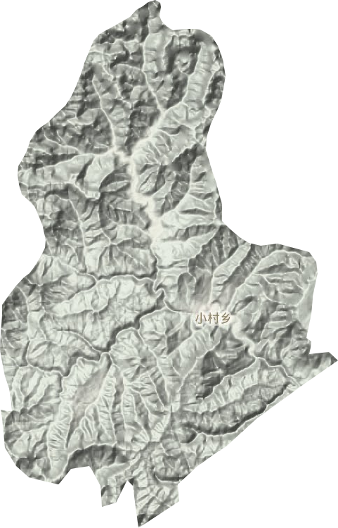 小村乡地形地图