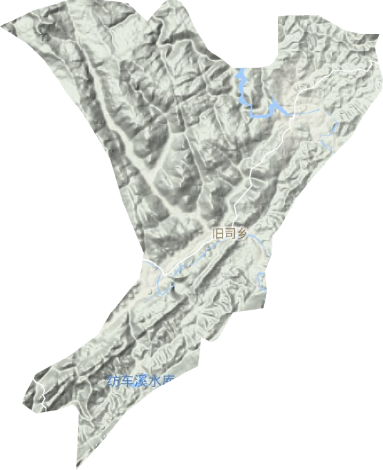 旧司镇地形地图