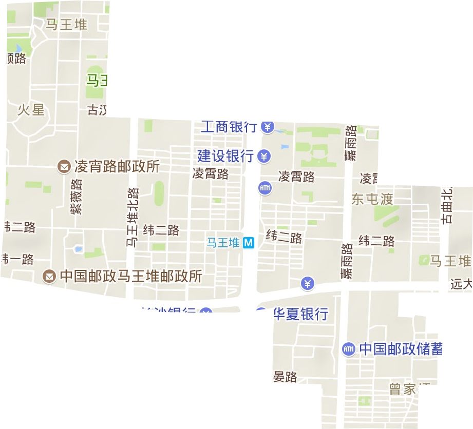 火星街道地形地图