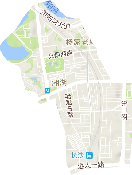 湘湖街道地形地图