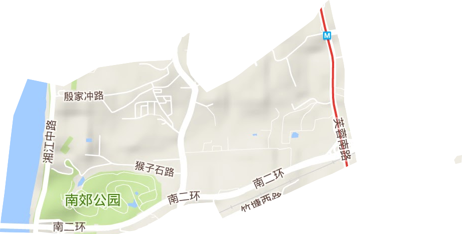 赤岭路街道地形地图