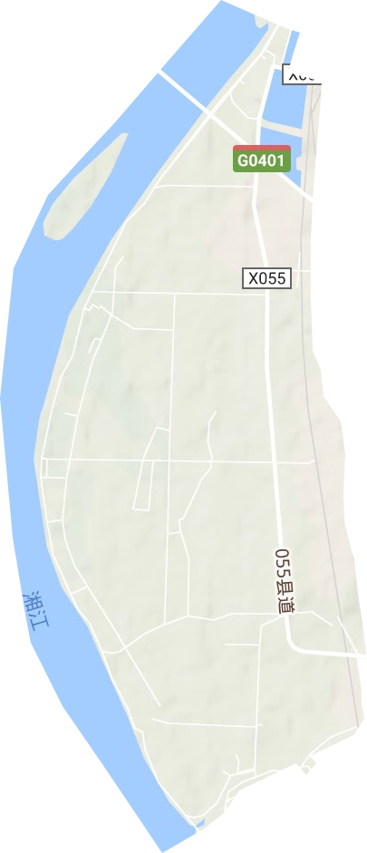 大托铺街道地形地图