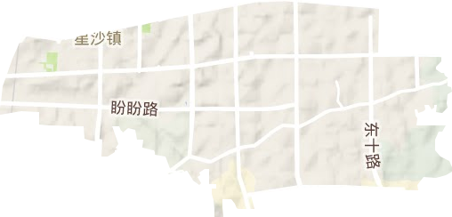 泉塘街道地形地图