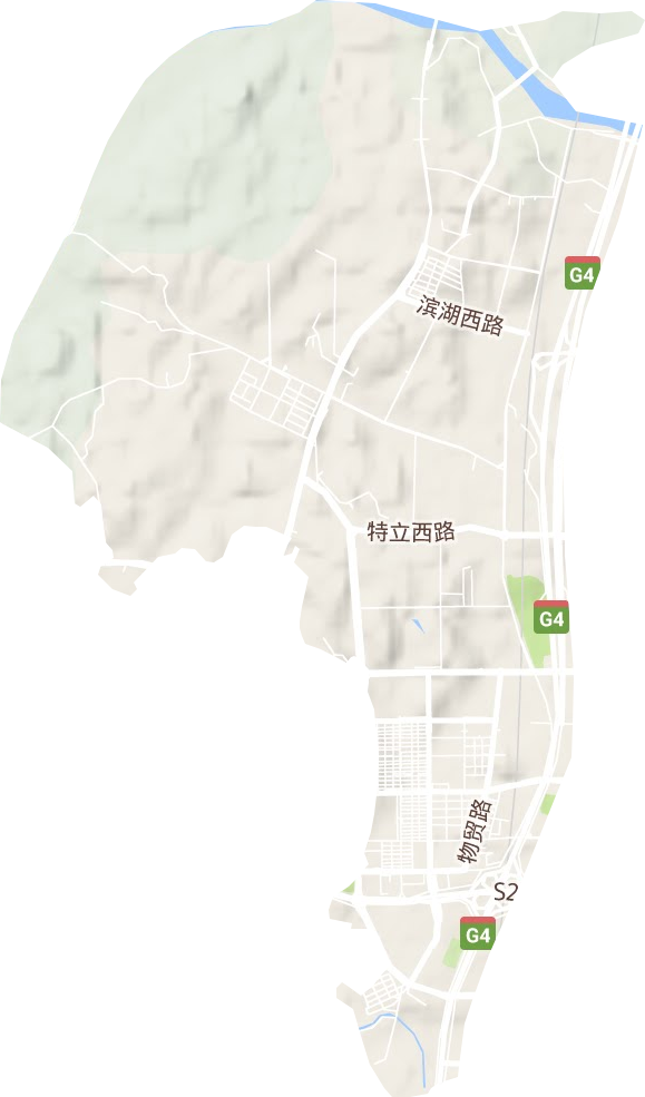 湘龙街道地形地图