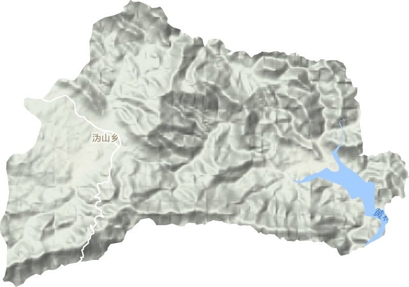 沩山乡地形地图