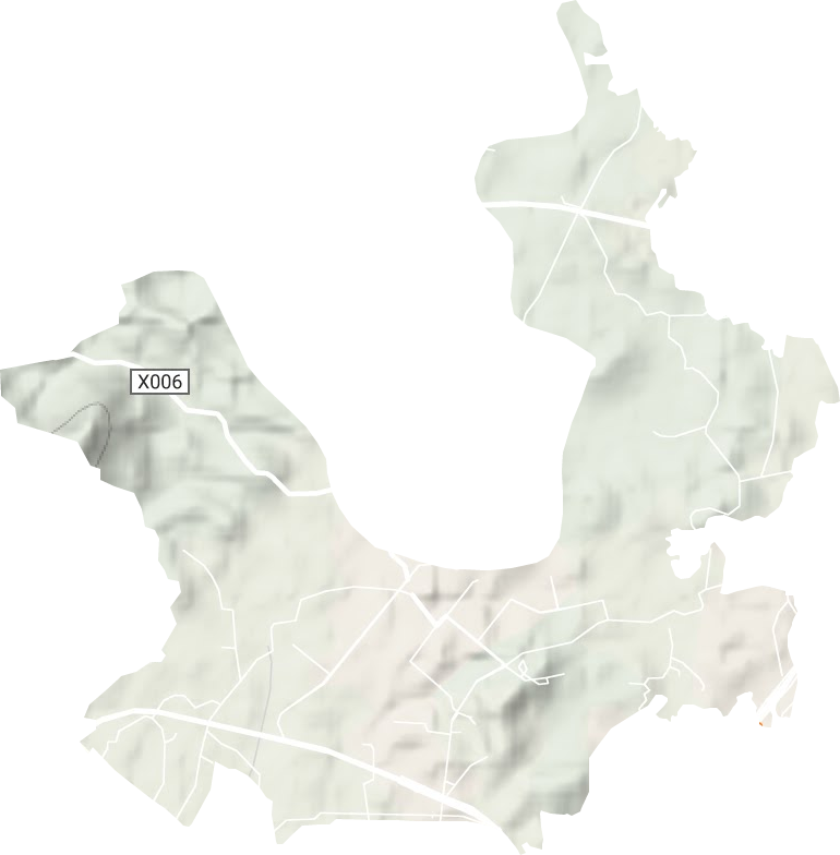 井龙街道地形地图