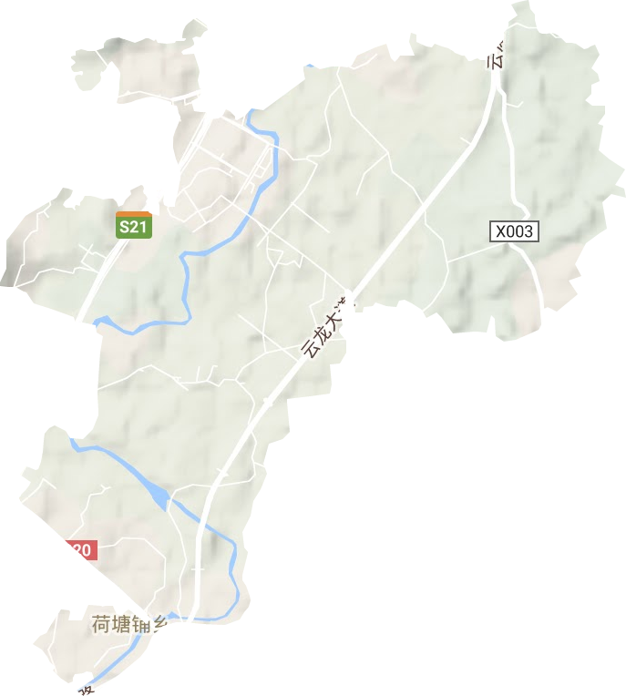 学林街道地形地图