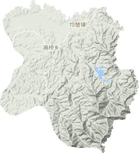 均楚镇地形地图