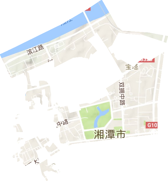 宝塔街道地形地图