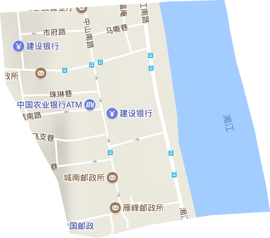 先锋街道地形地图