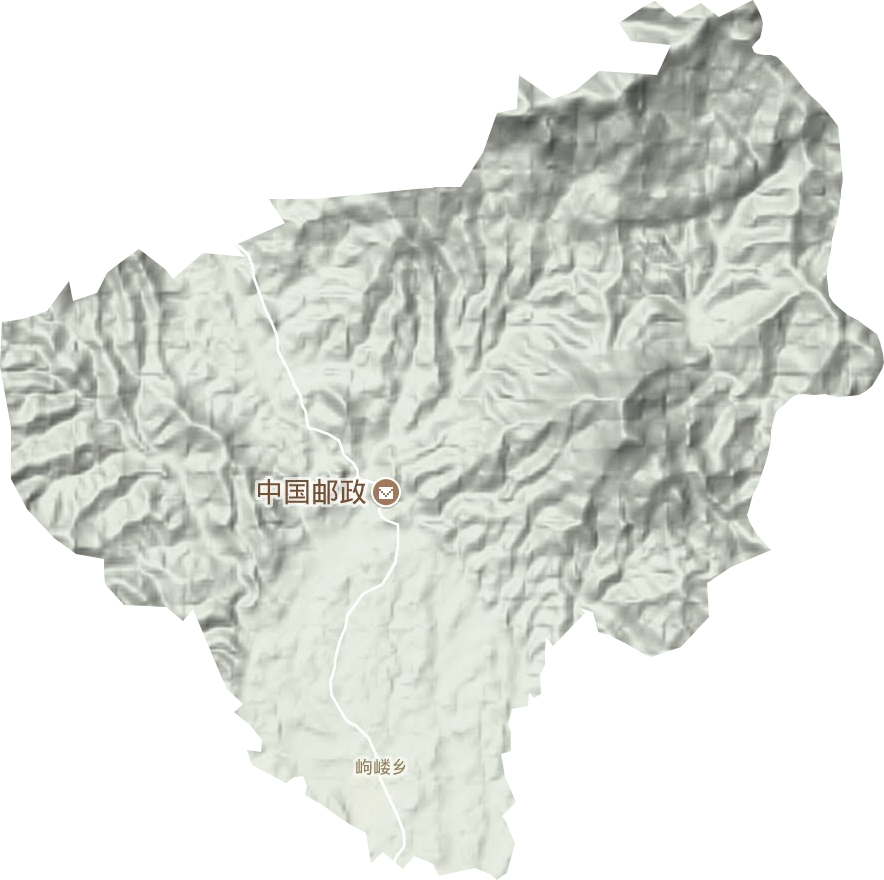 岣嵝乡地形地图
