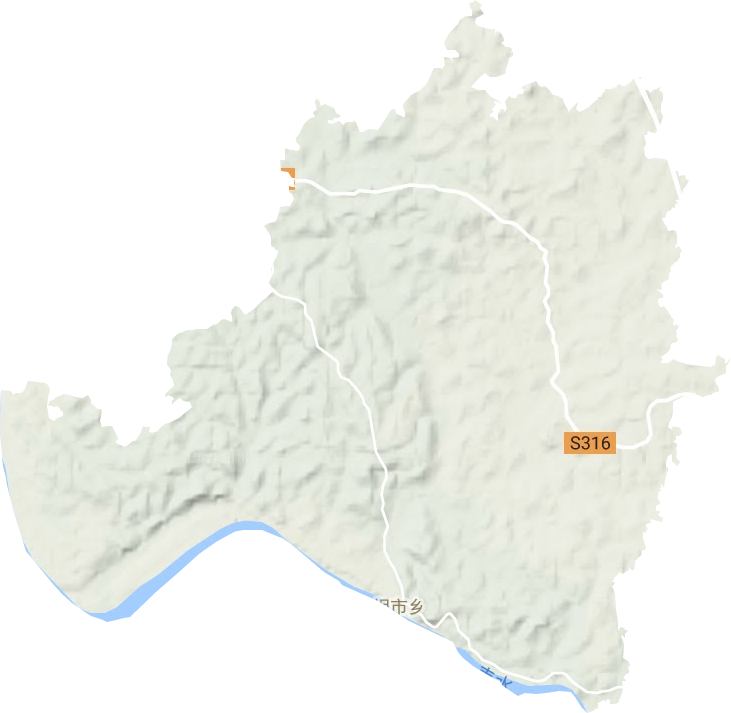 相市乡地形地图