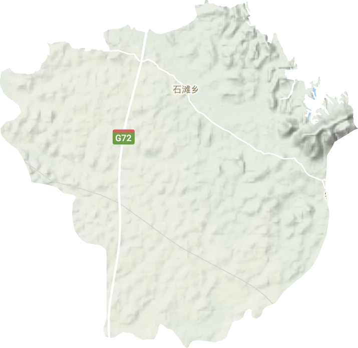 石滩乡地形地图