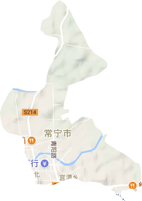 宜阳街道地形地图
