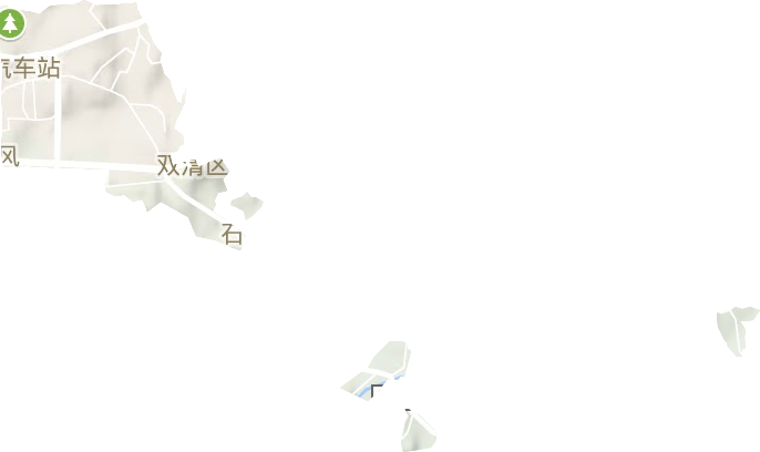 汽车站街道地形地图