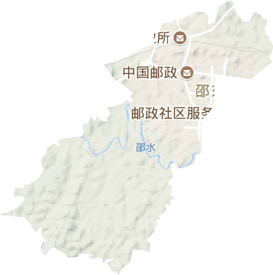 宋家塘街道地形地图