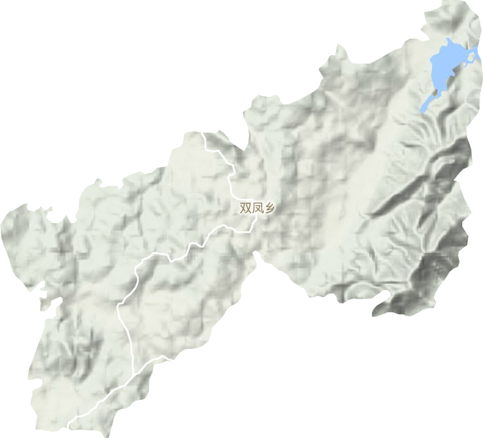 双凤乡地形地图