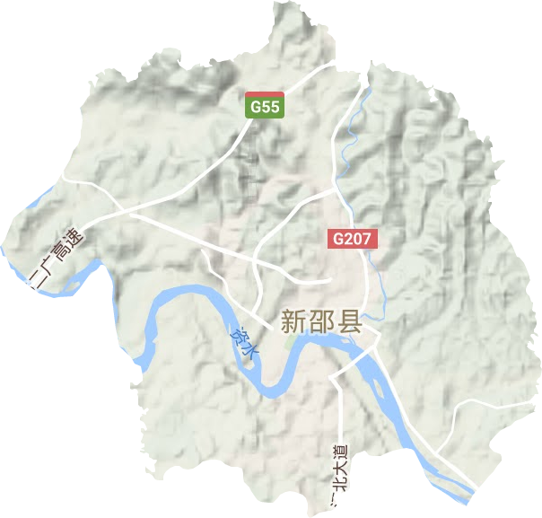 酿溪镇地形地图