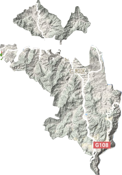 仁和区地形地图