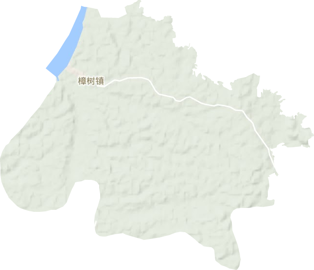 樟树镇地形地图