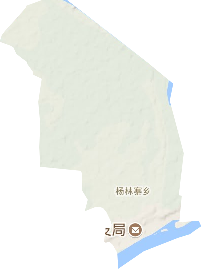 杨林寨乡地形地图